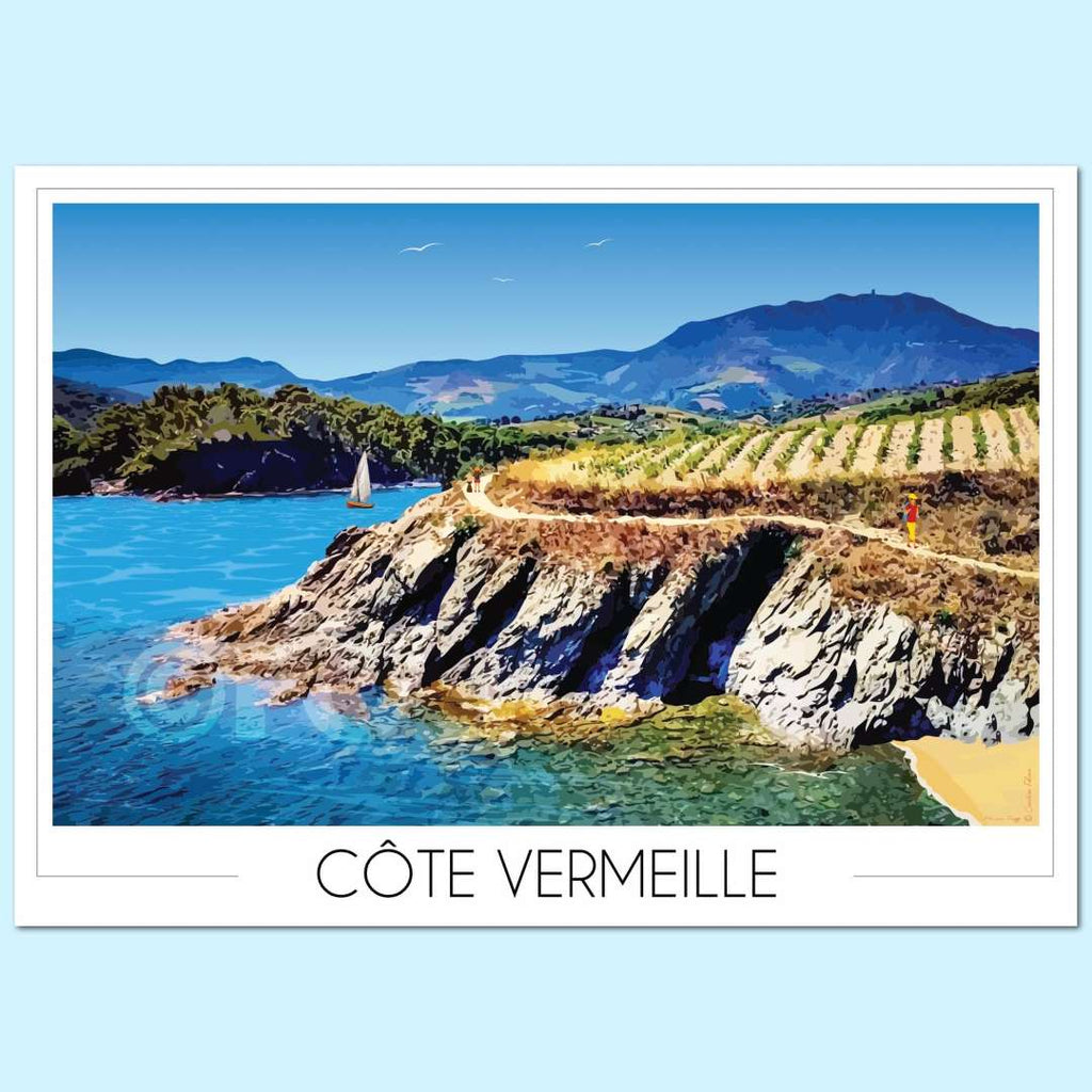 Affiche Criques Côte Vermeille