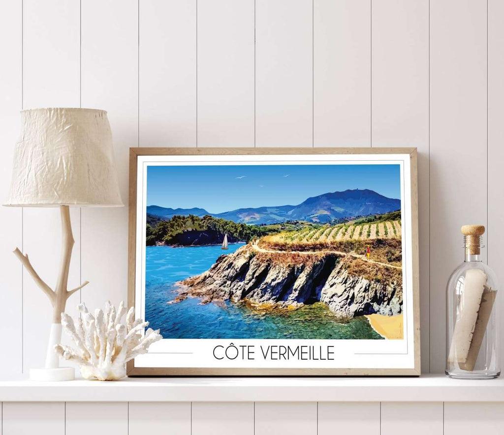 Affiche Criques Côte Vermeille