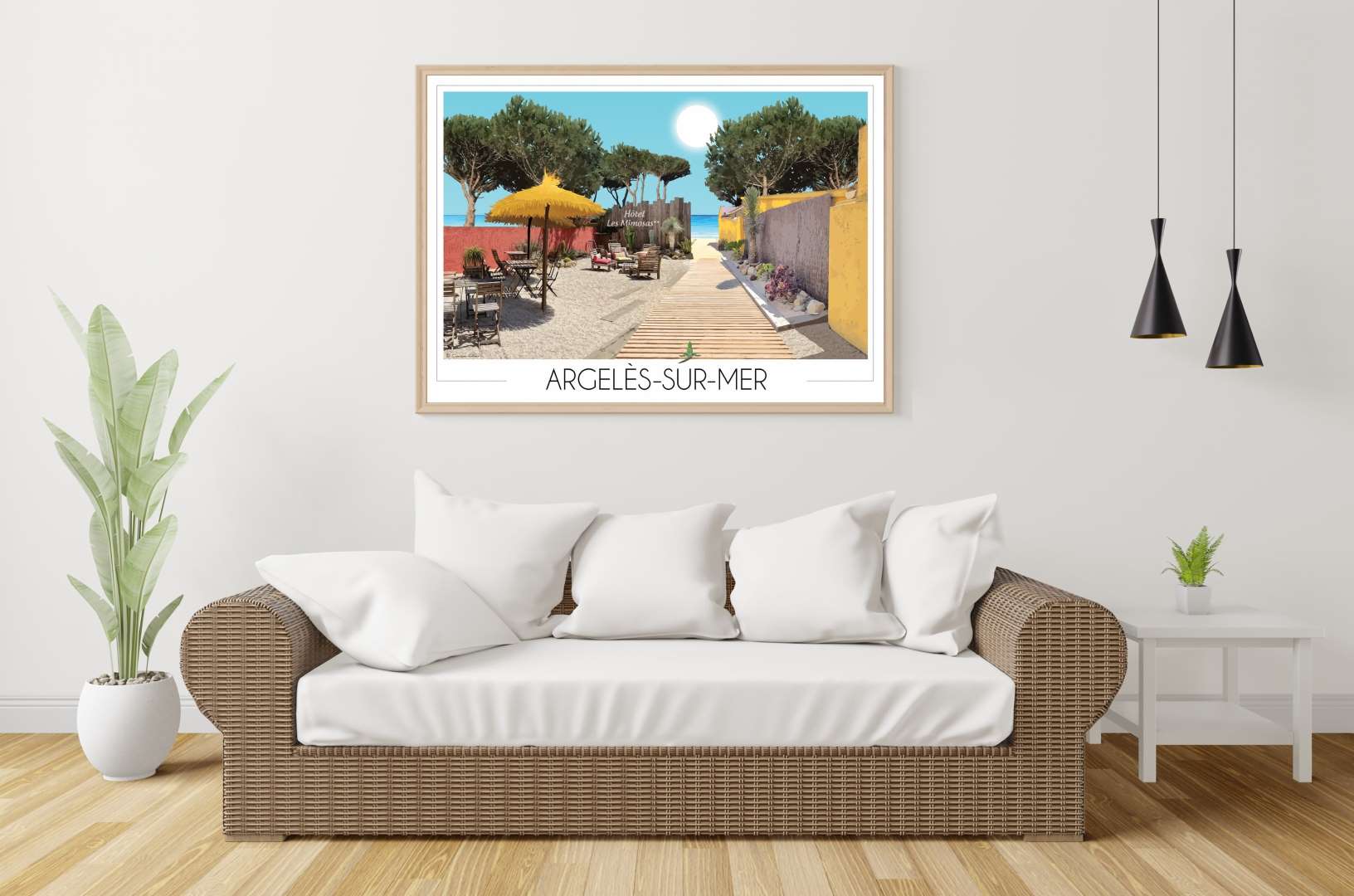 Affiche Argeles sur Mer - Plage Nord