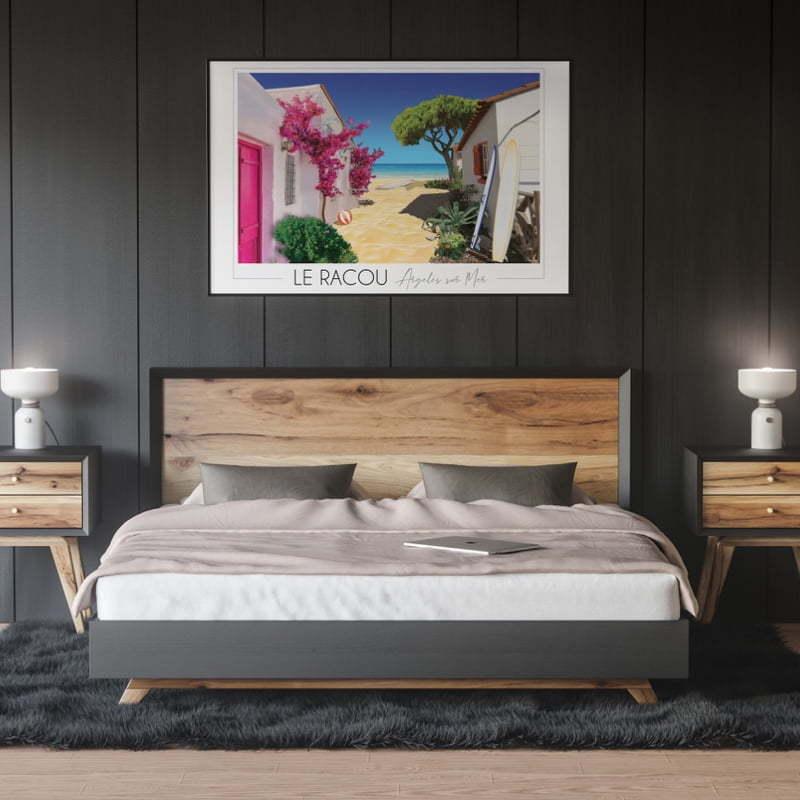 Affiche Plage du Racou - Argelès sur Mer