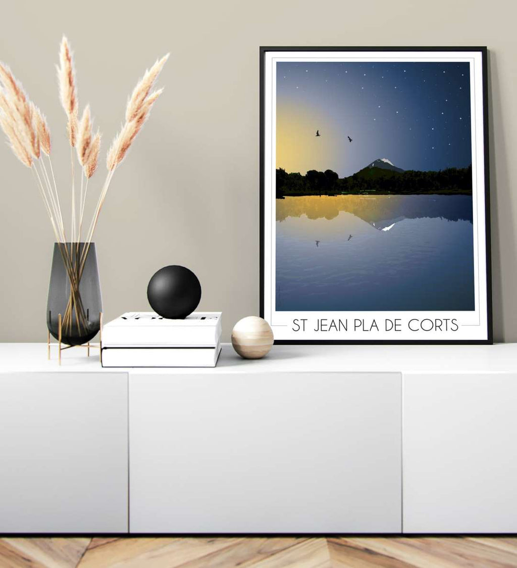 Affiche Lac Saint-Jean Pla de Corts