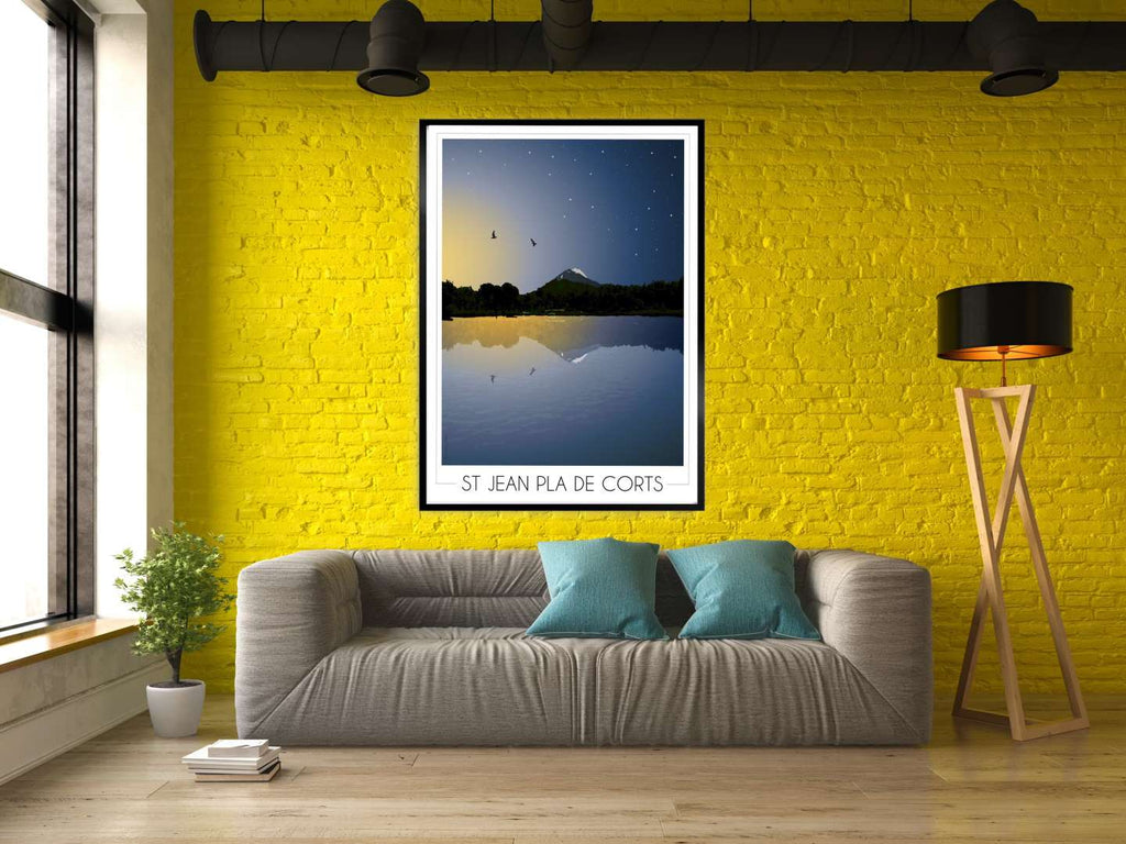 Affiche Lac Saint-Jean Pla de Corts