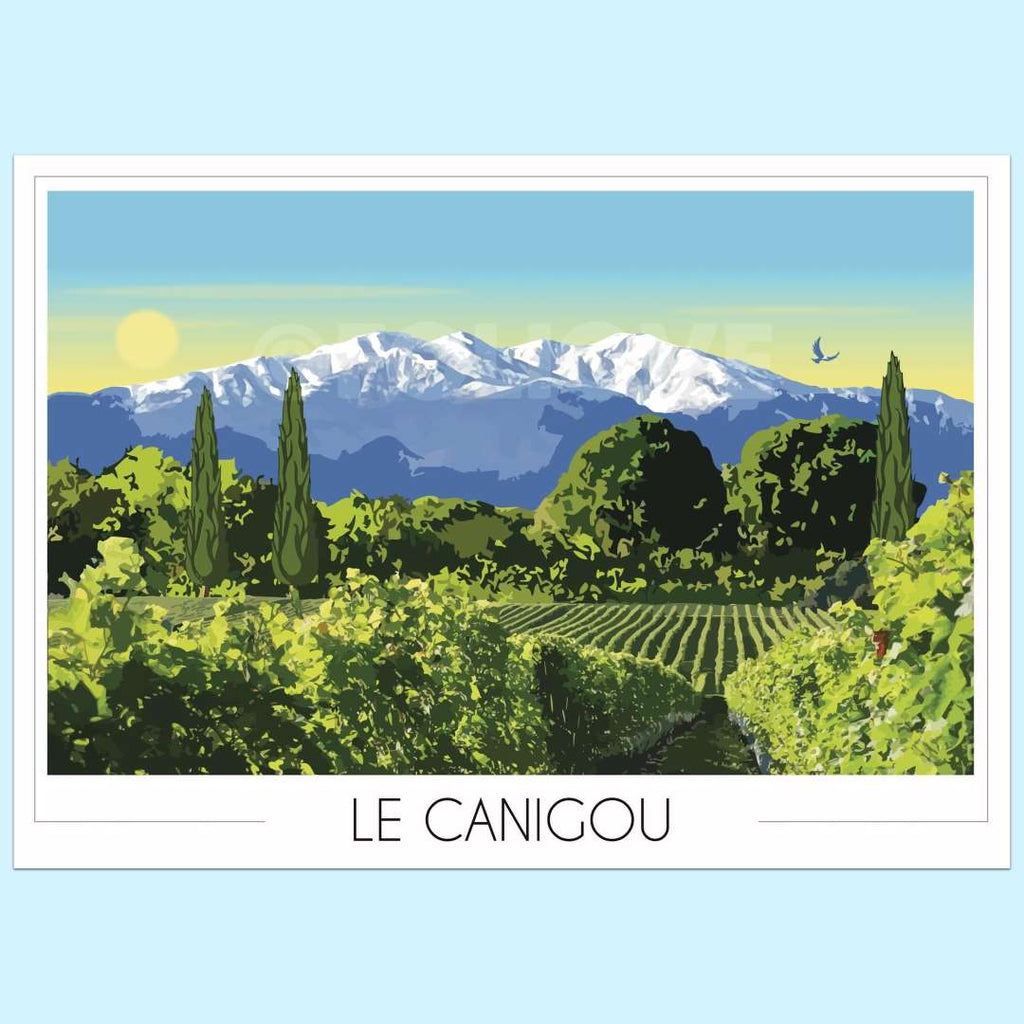 Affiche Canigou enneigé