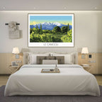 Affiche Canigou enneigé