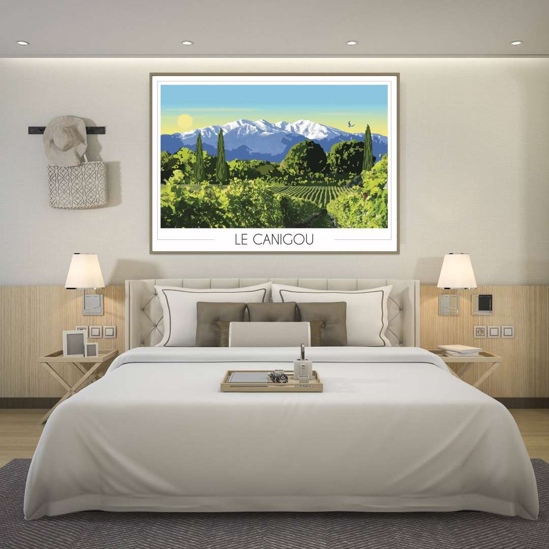 Affiche Canigou enneigé