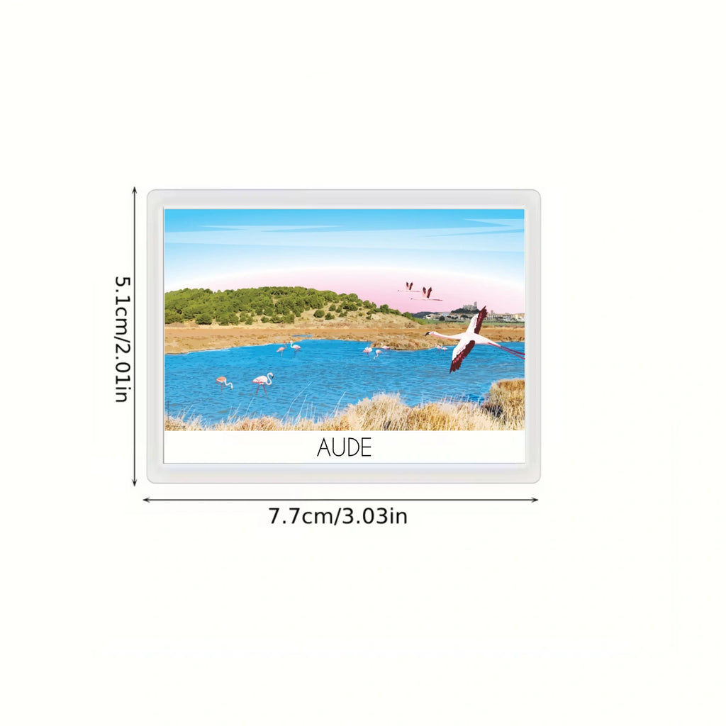Magnet Aude et ses flamants roses