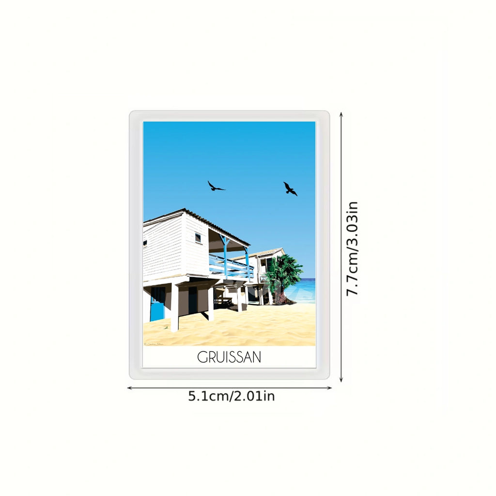 Magnet Gruissan Maisons sur pilotis