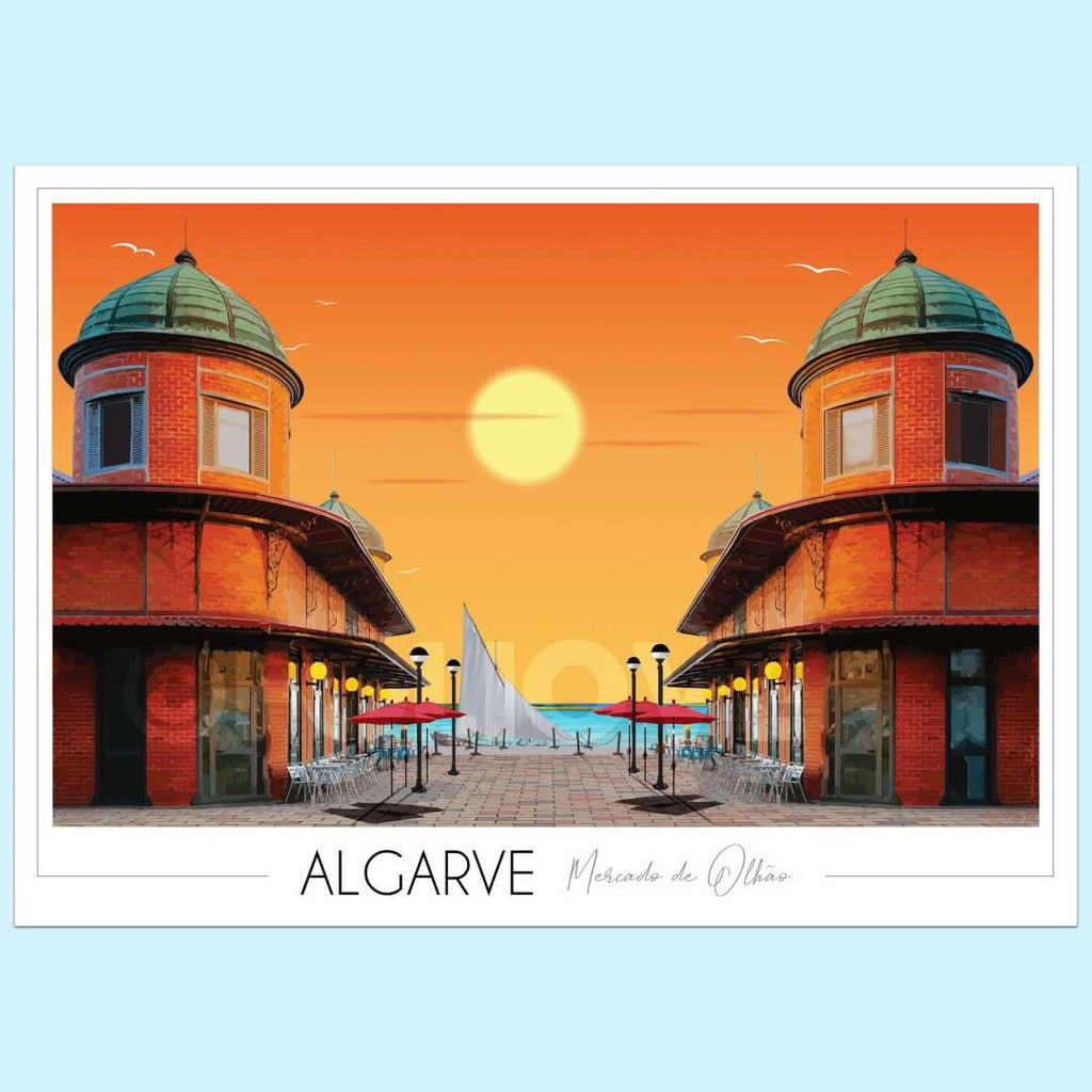 Affiche de Olhão - Marché