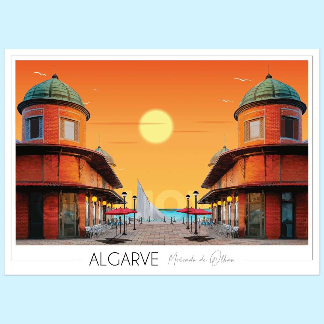 Affiche de Olhão - Marché