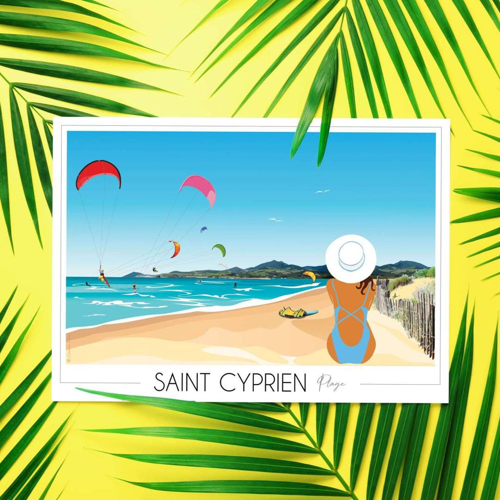 Affiche Saint Cyprien Plage