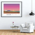 Affiche Gruissan Plage des Chalets
