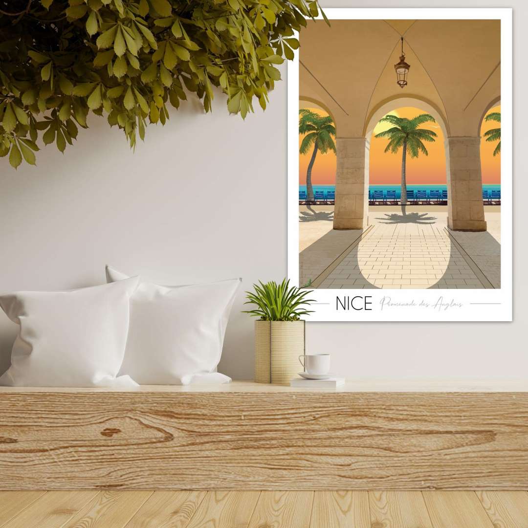 Affiche Nice - Promenade des anglais