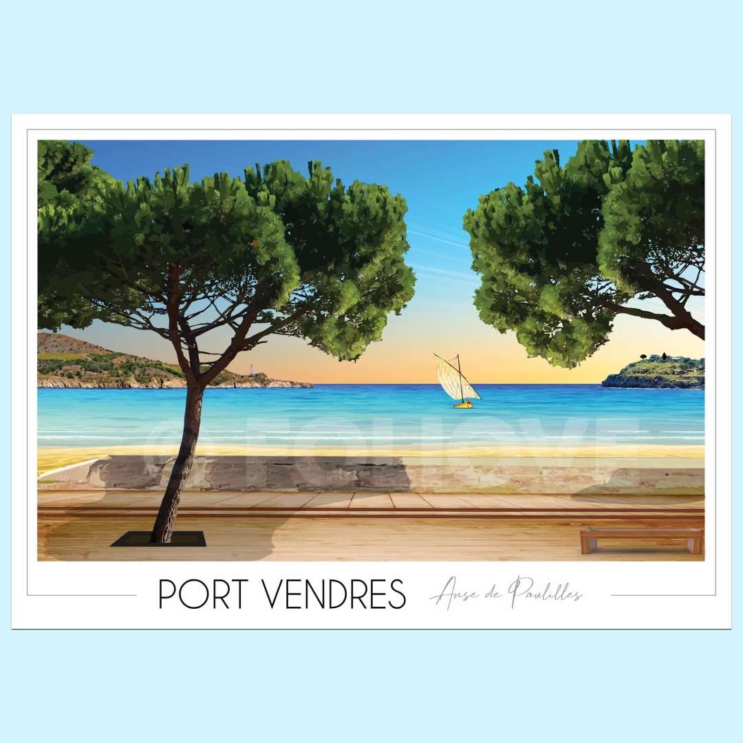Affiche Anse de Paulilles