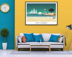 Affiche Port-Vendres Voilier