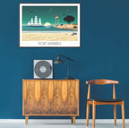 Affiche Port-Vendres Voilier