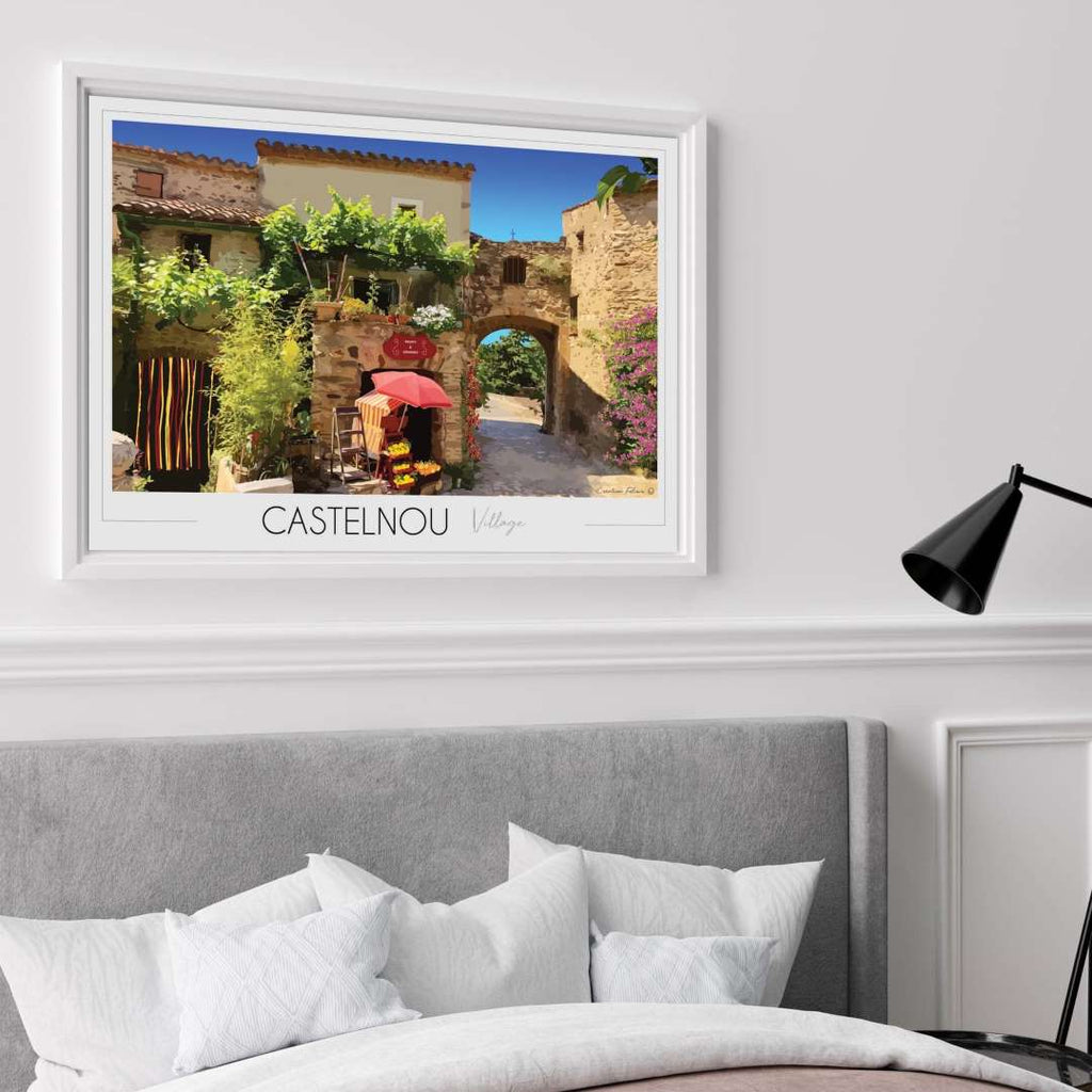 Affiche Castelnou village