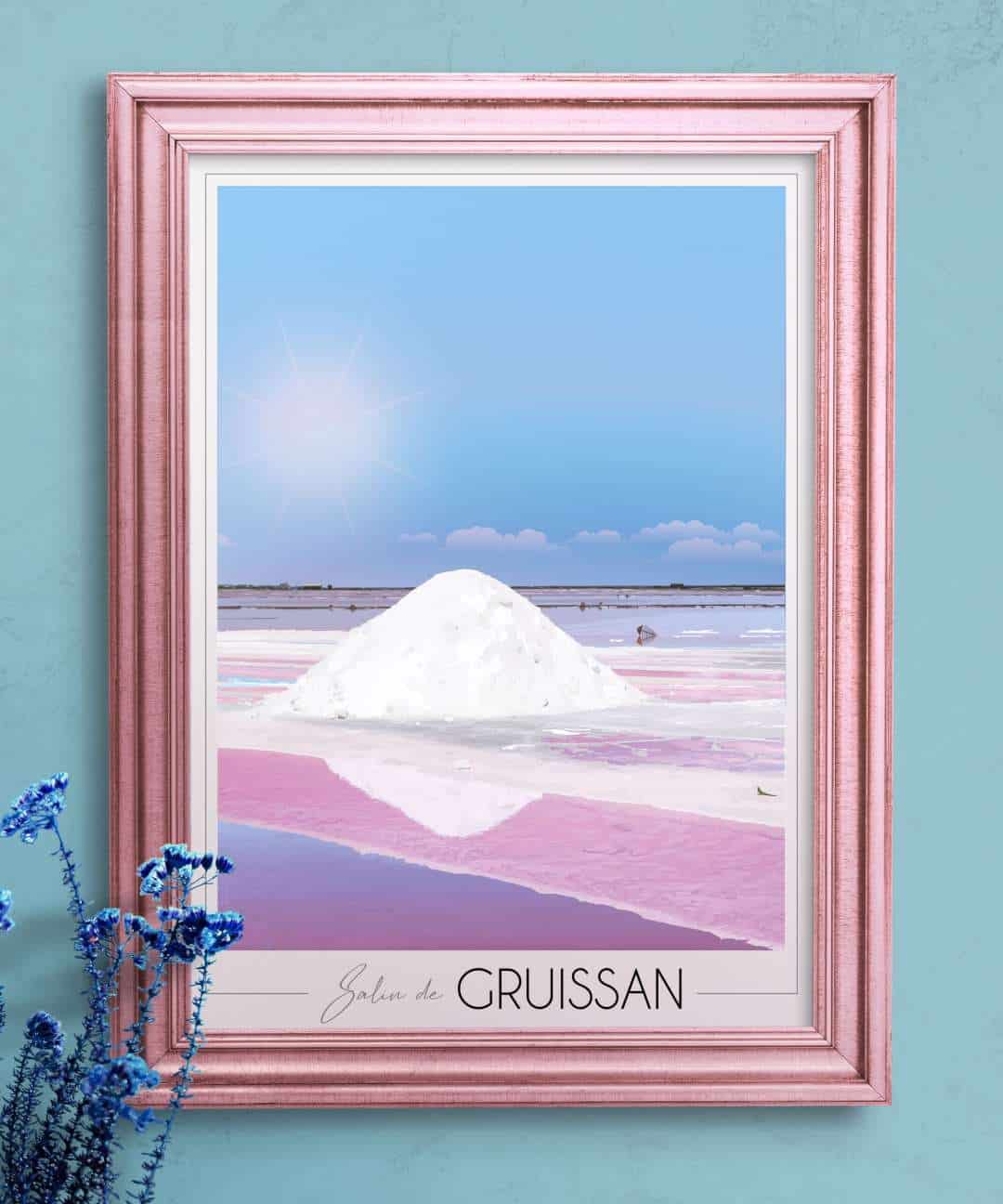 Affiche Salin de Gruissan - Camelle
