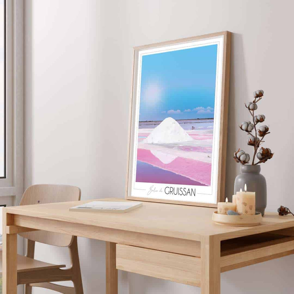 Affiche Salin de Gruissan - Camelle