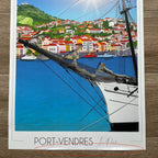 Affiche Port-Vendres Port | imparfaite 50x70 cm