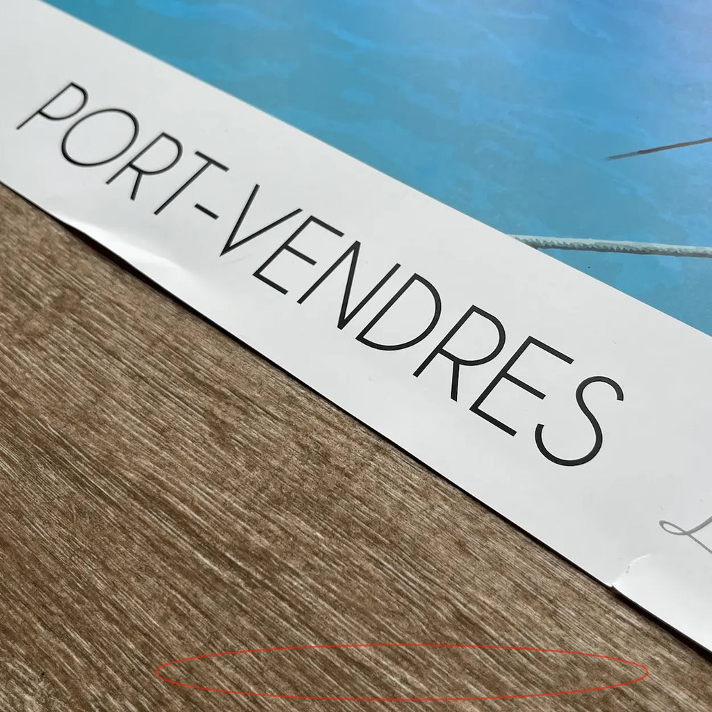 Affiche Port-Vendres Port | imparfaite 50x70 cm