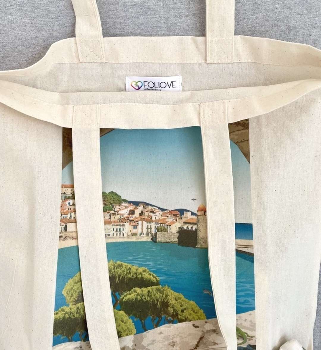 Sac + Pochette Collioure Village
