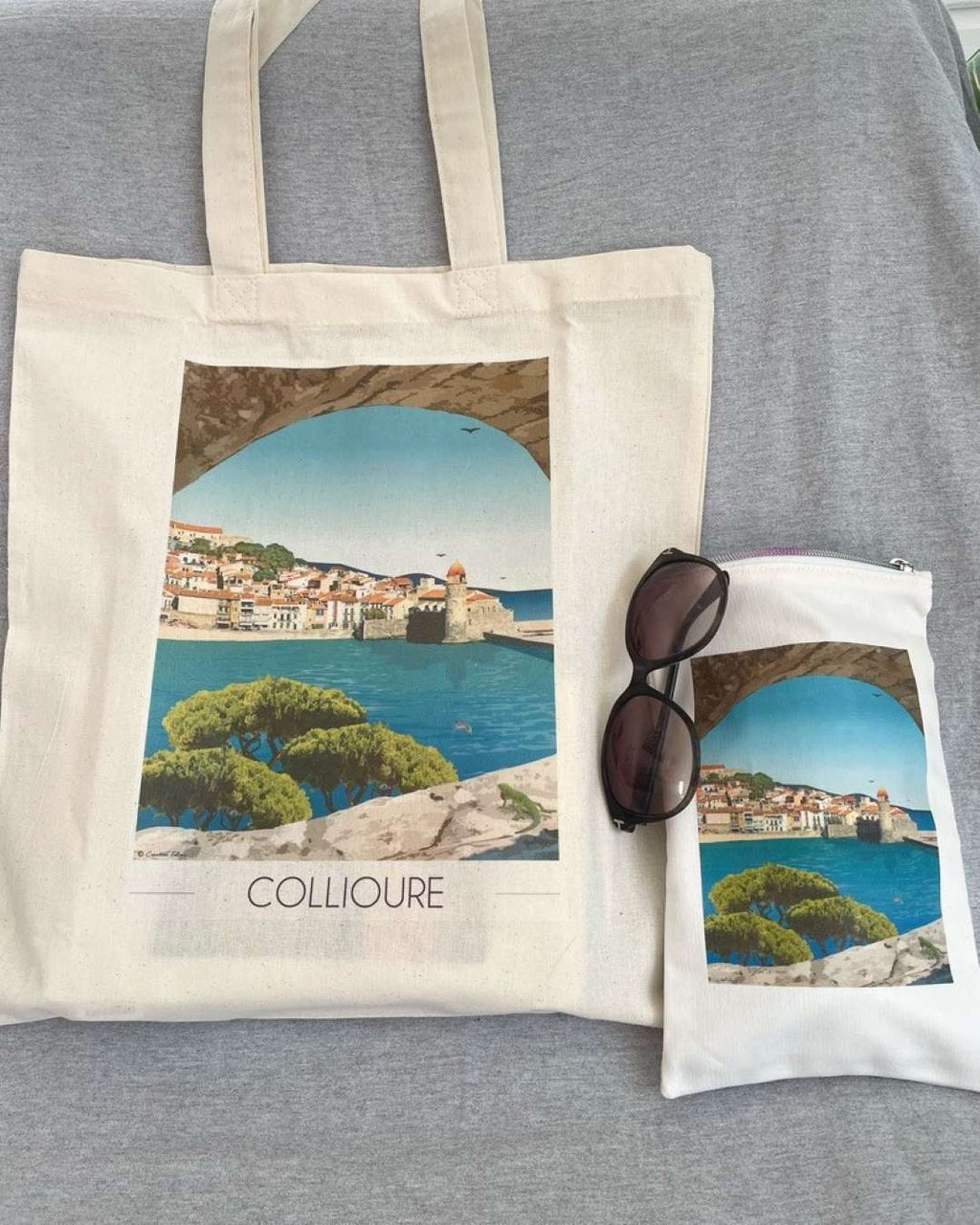 Sac + Pochette Collioure Village