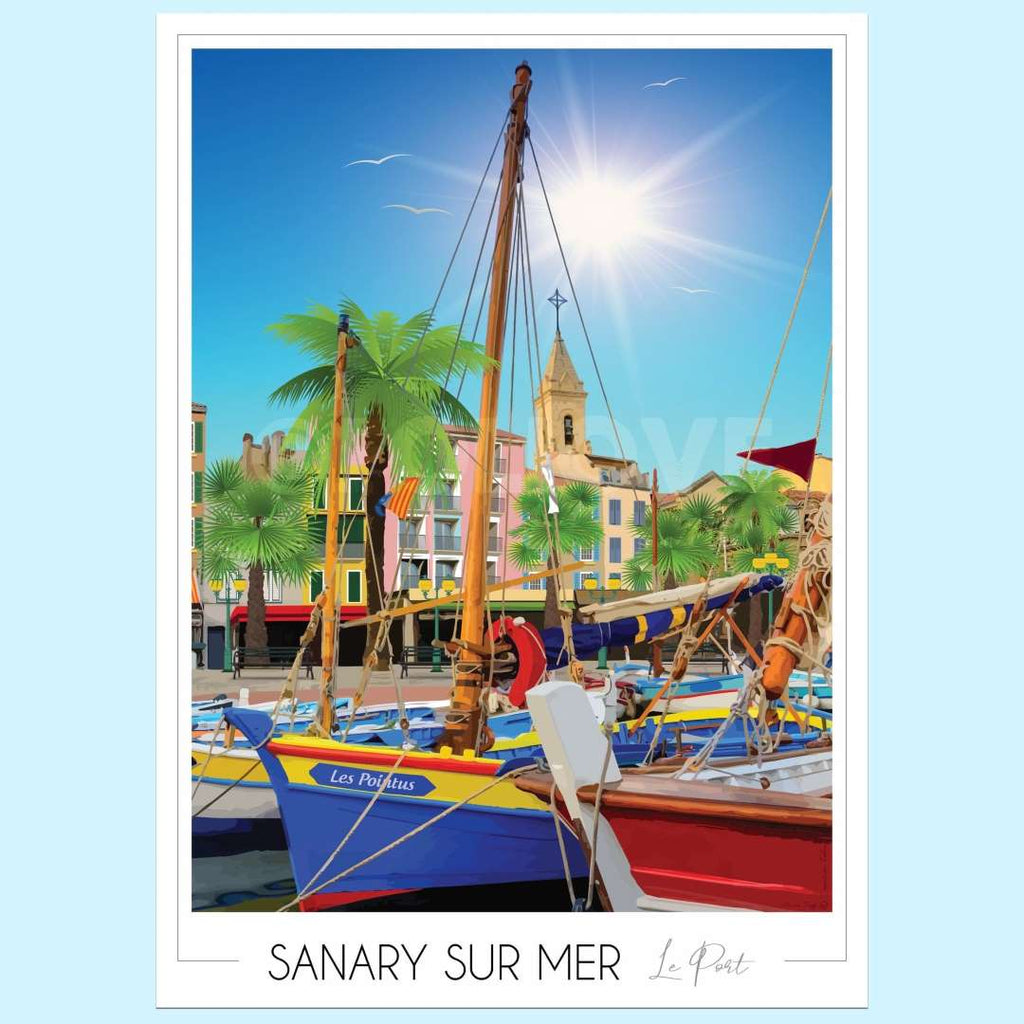 Affiche Sanary-sur-Mer