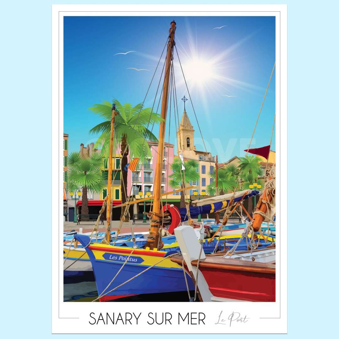 Affiche Sanary-sur-Mer
