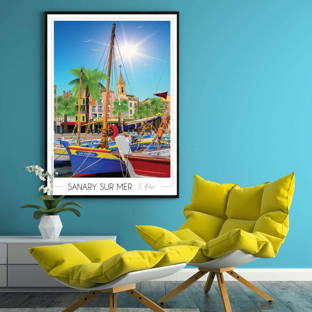 Affiche Sanary-sur-Mer