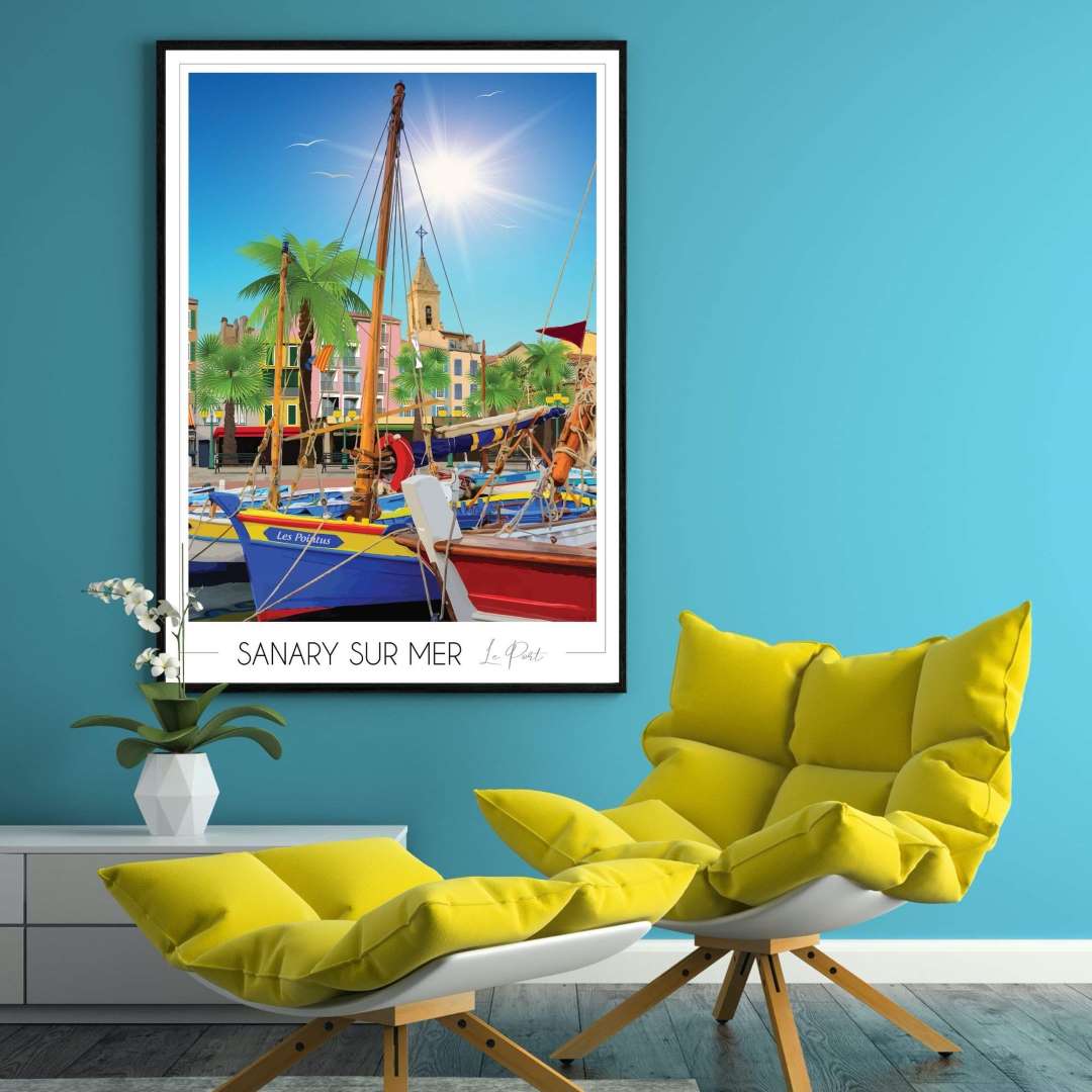 Affiche Sanary-sur-Mer