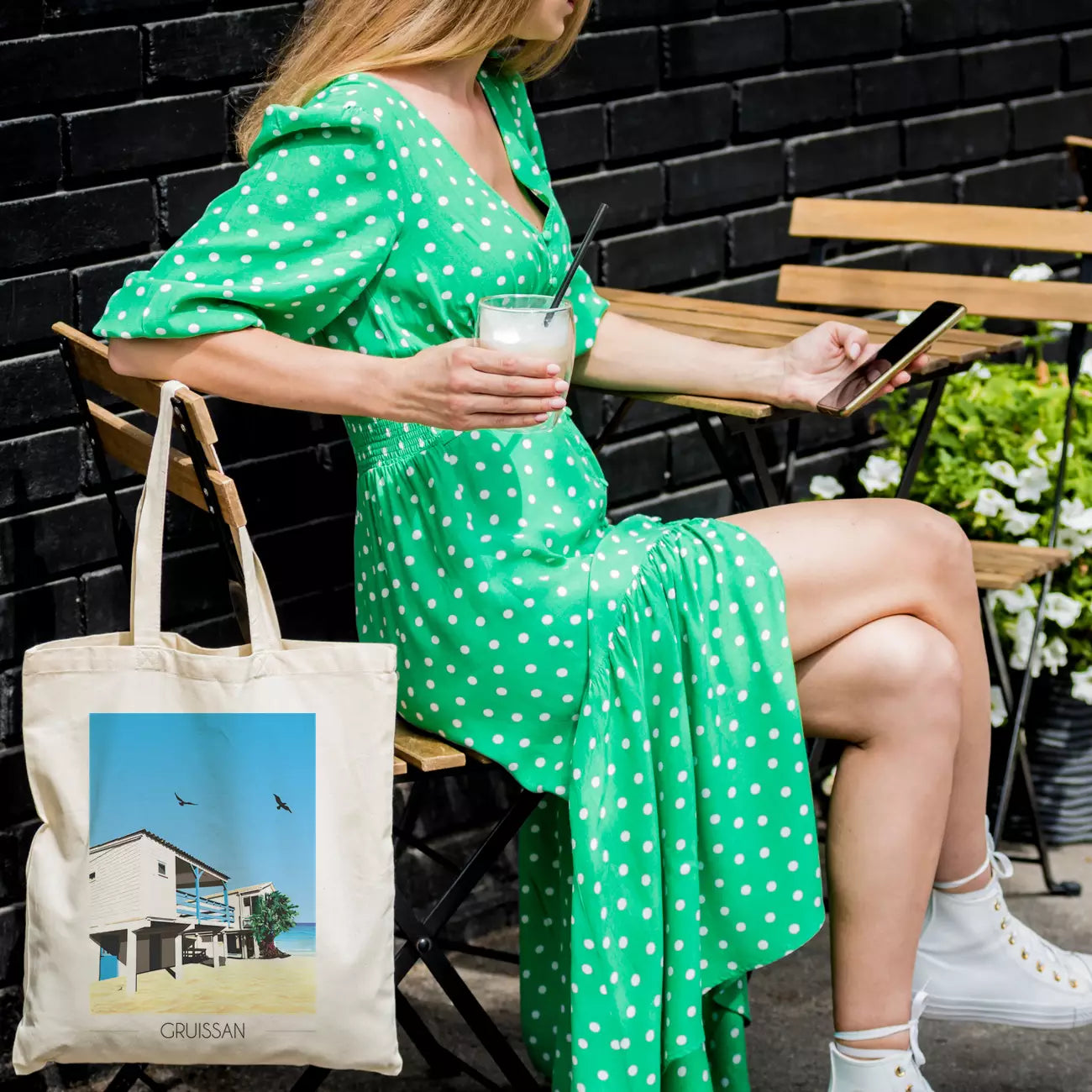 Tote Bag Gruissan Maisons sur pilotis
