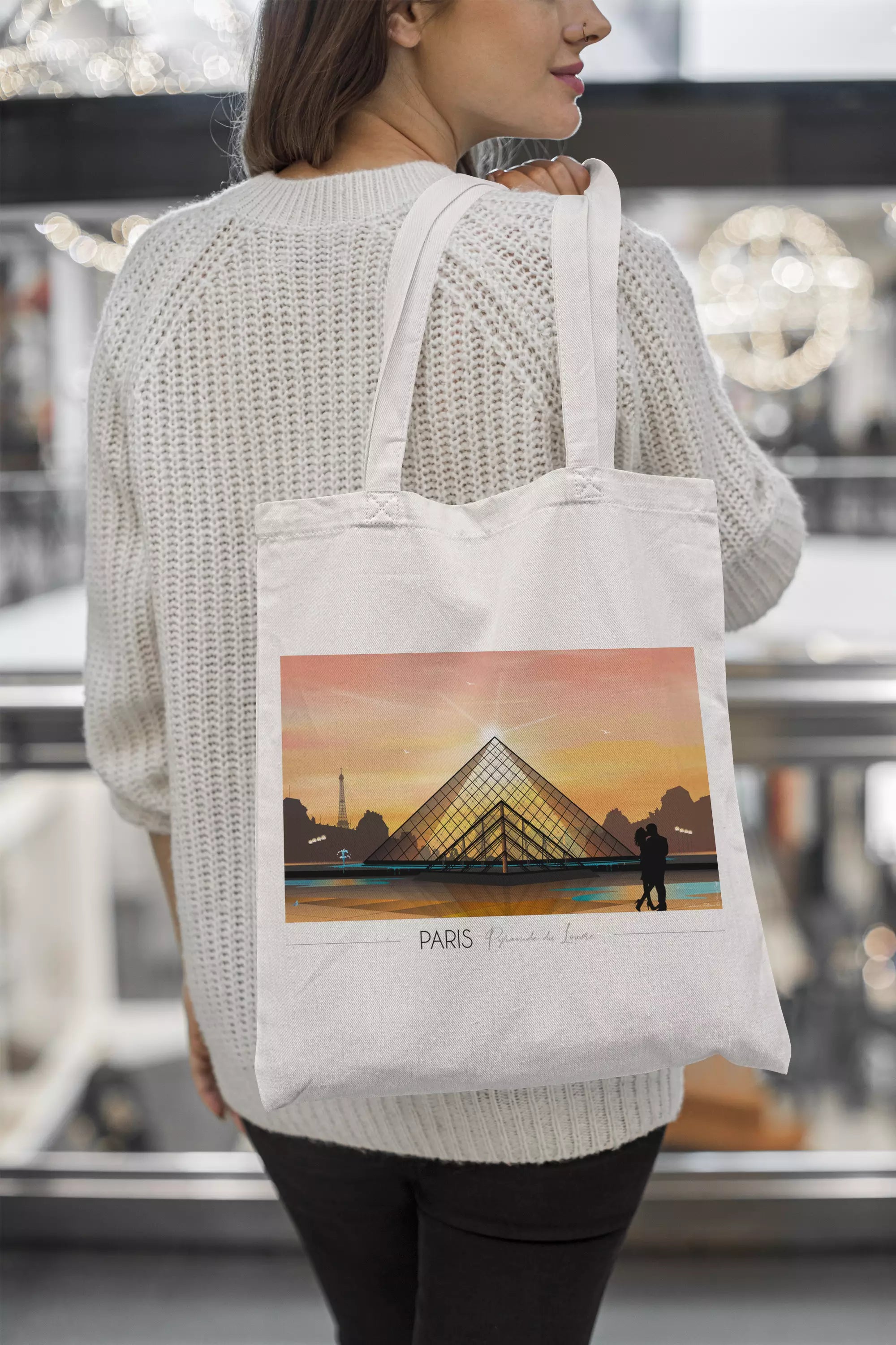 Tote bag Paris Louvre