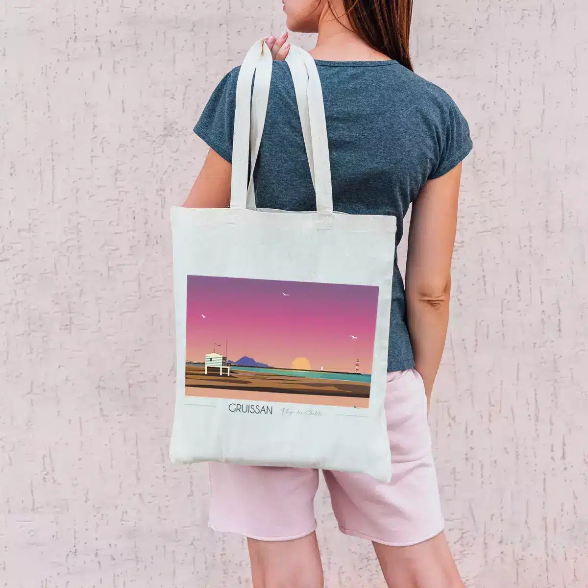 Tote Bag Gruissan Plage des Chalets