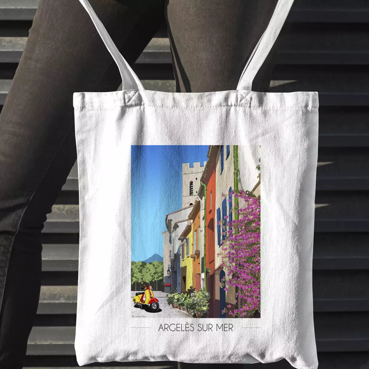 Tote Bag Argelès-sur-mer Village