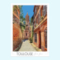 Affiche de Toulouse Basilique Saint-Sernin