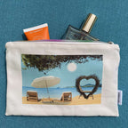 Pochette Argelès sur mer coeur plage