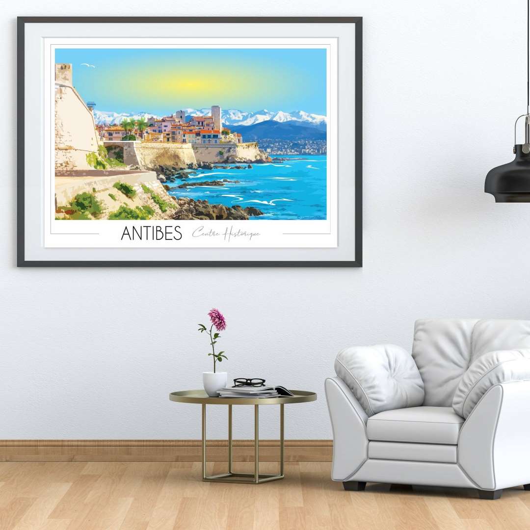 Affiche Antibes Juan les Pins