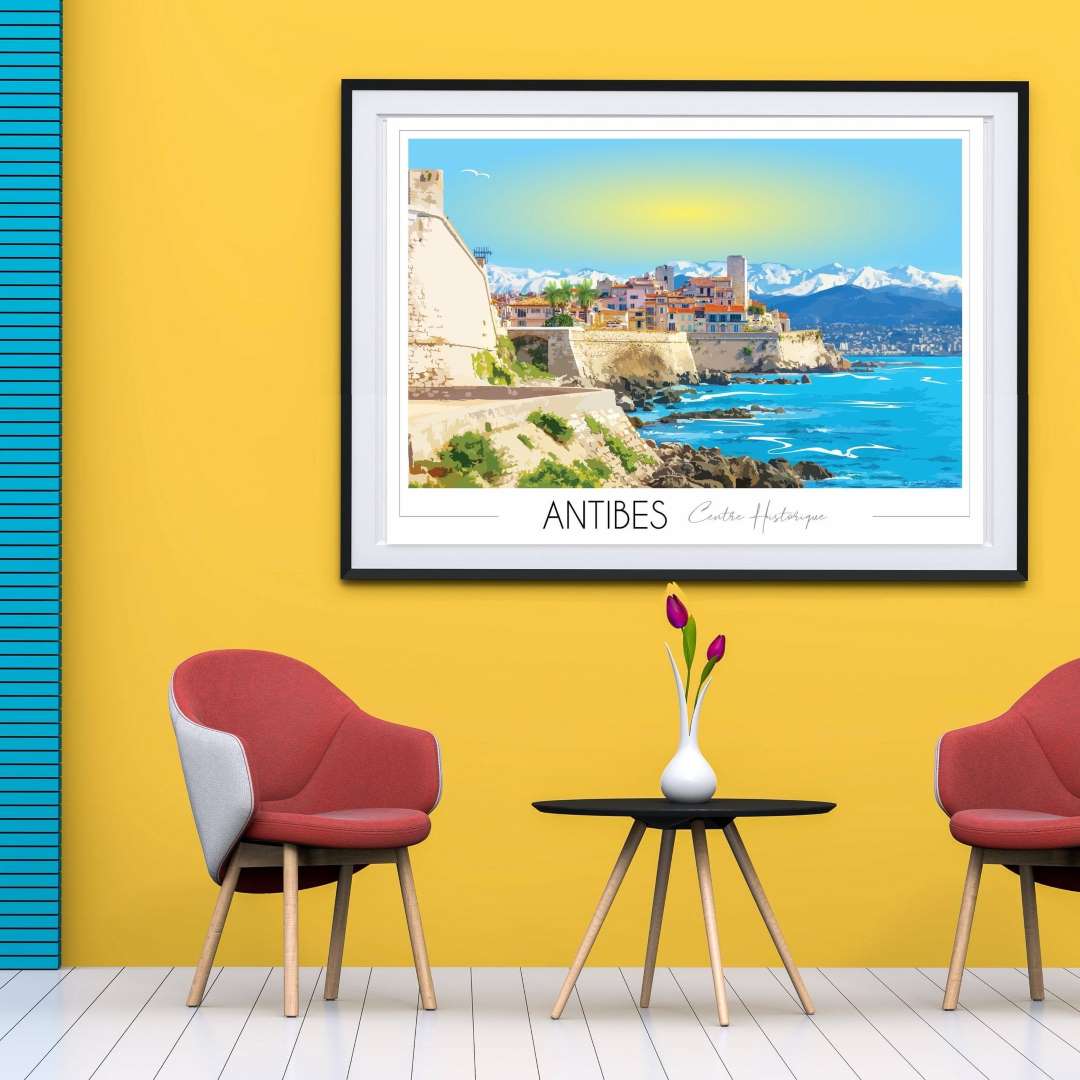 Affiche Antibes Juan les Pins