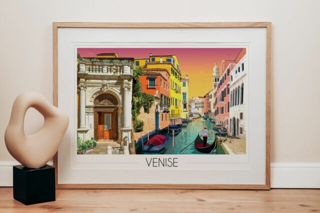 Poster Venise vintage