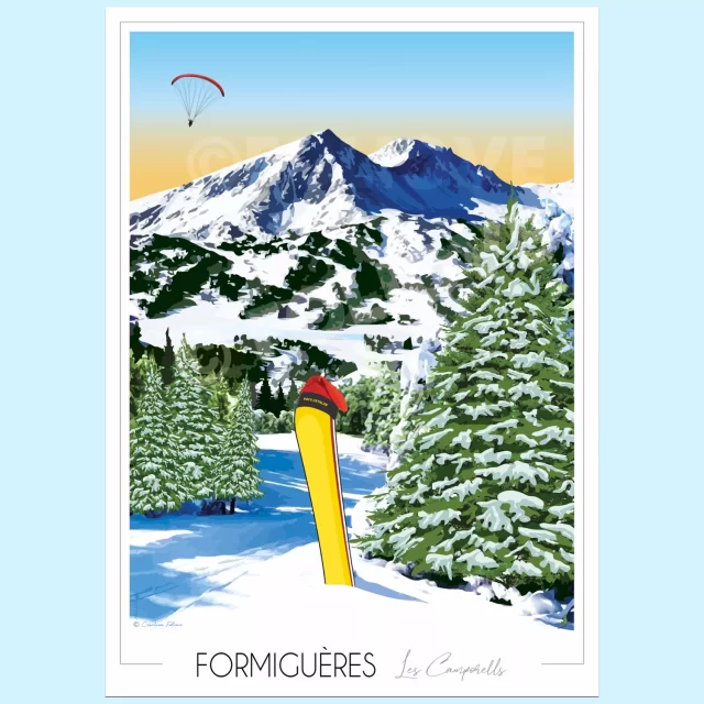 affiche formigueres ski
