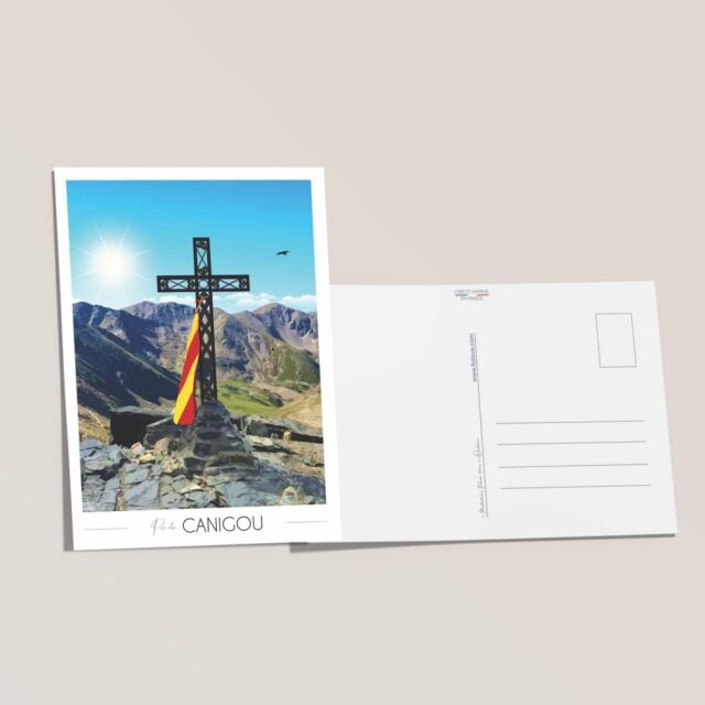 carte postale foliove pic du canigou