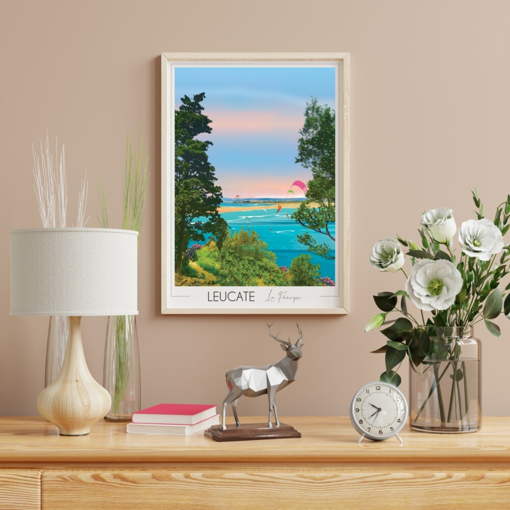 Poster Mondial du vent Leucate La franqui Foliove