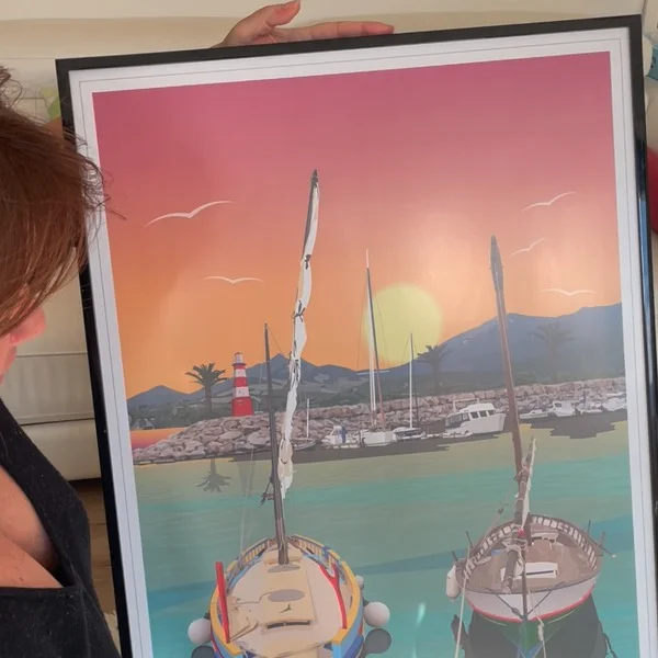 Affiche 50x70 Foliove en cadre Mettre une affiche en cadre