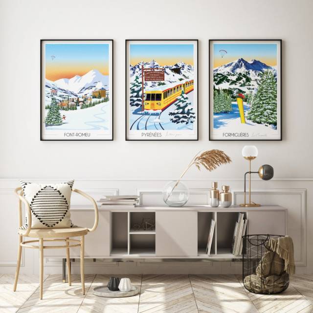 Posters des pyrenees orientales