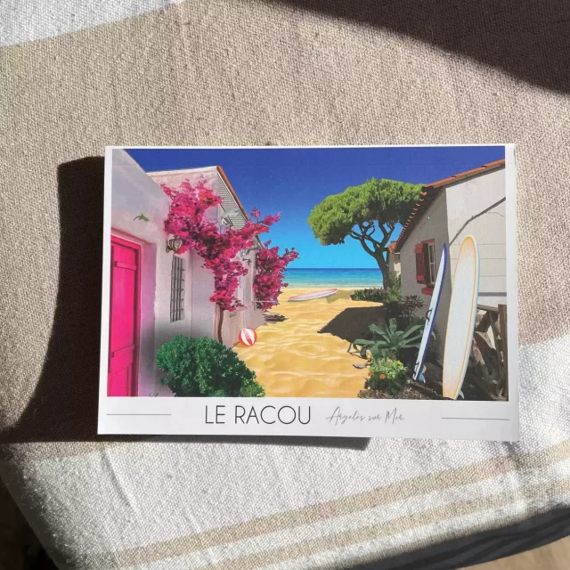 Petit carnet original Le Racou. Format A6. Argelès sur Mer