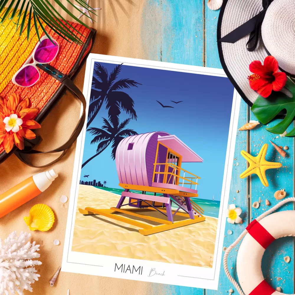 Miami Beach en couleurs dopamine decor