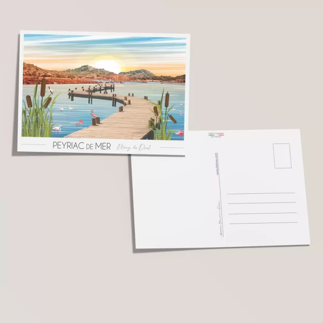 carte postale étang de Doul
