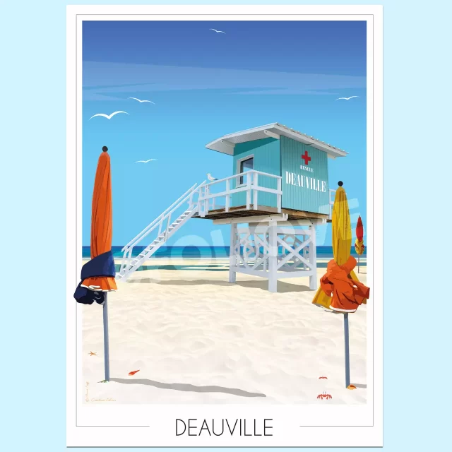 Poster de Deauville Plage