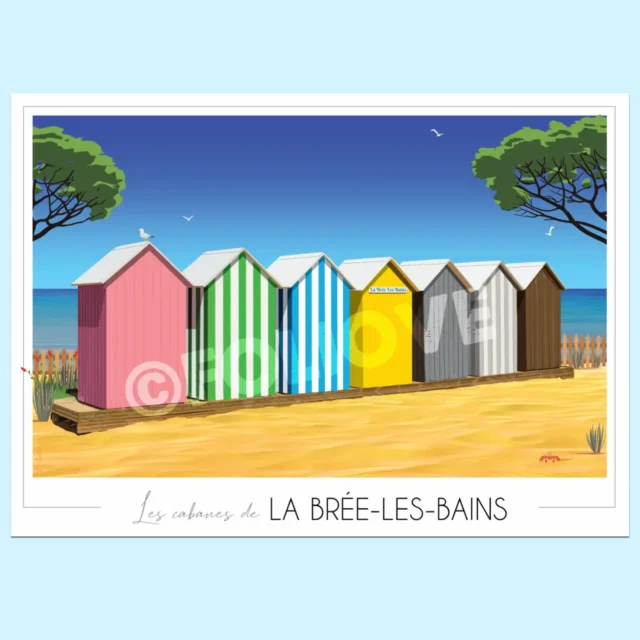 Illustration La Brée les bains